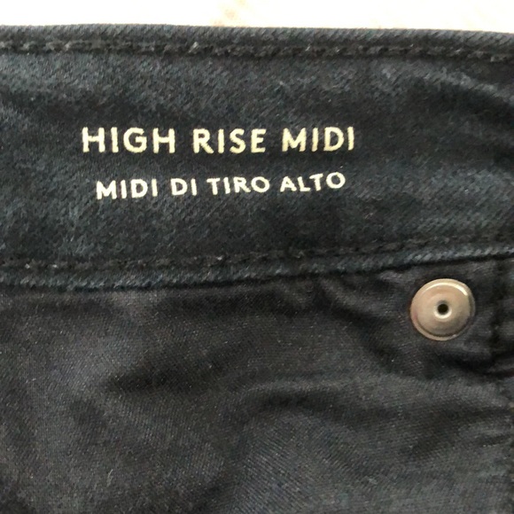 UNIVERSAL THREAD BLK HIGH RISE MIDI SHORTS 2/26R - Picture 4 of 8